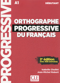 Image de Orthographe progressive débutant + CD 2e édition Nouvelle couverture