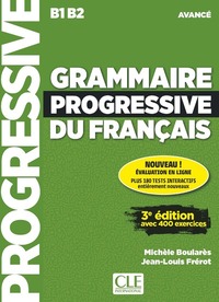 Image de Grammaire progressive du français niveau avancé + appli + CD 3ème édition