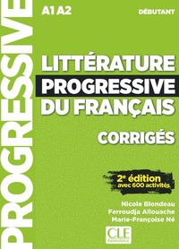 Image de Corrigés Littérature débutant progressive Français2e edition