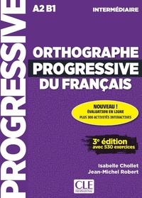 Image de Orthographe progressif inter. 3e.éd. + appli + CD