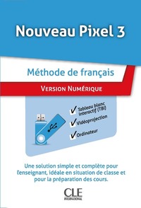 Picture of Nouveau Pixel 3 Méthode de français - Version numérique sur clé USB