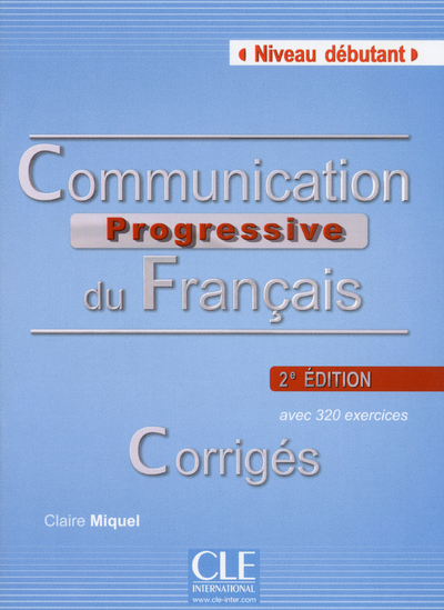 Picture of Corriges communication progressive du francais debutant 2ed