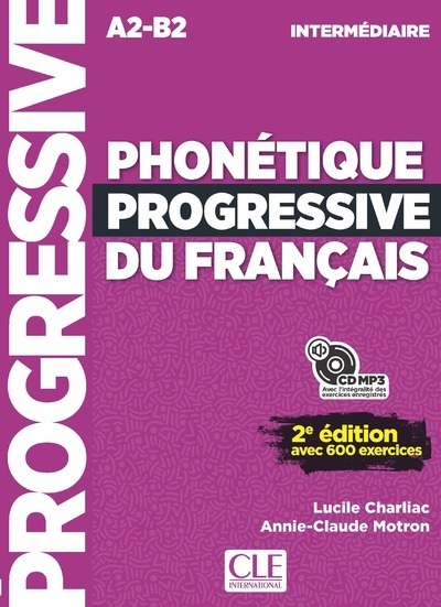 Image de Phonétique progressive du français niveau intermédiaire + CD NE