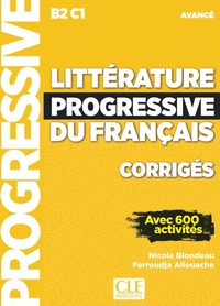 Image de Corrigés Littérature progressive avancé NC