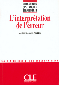 Image de Didactique des langues etrangeres l'interpretationde l'erreur
