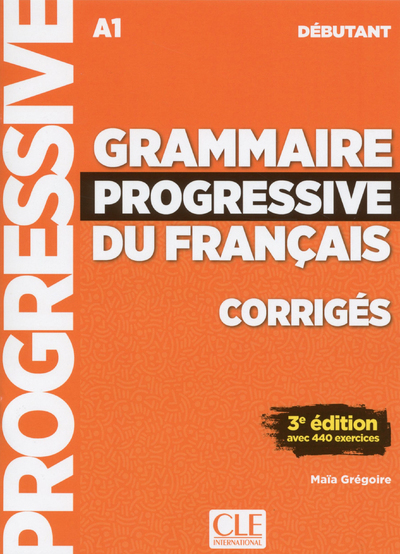 Image de Grammaire progressive du français A1 débutant corrigés 3ème édition