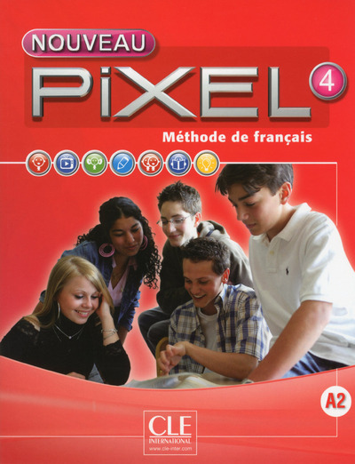 Image de Nouveau Pixel fle niveau 4 élève + DVD Rom
