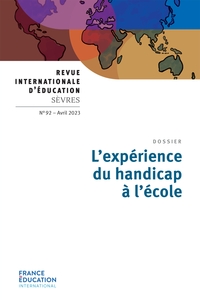 Image de L'expérience du handicap à l'école - Revue 92