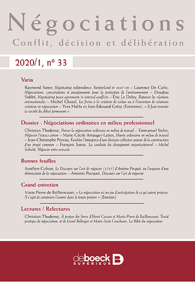Image de Négociations 2020/1 - 33 - Varia