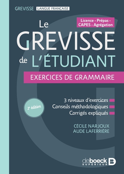 Image de Le Grevisse de l'étudiant - Exercices de grammaire