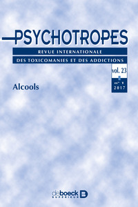 Image de Psychotropes 2017/1 - Alcools