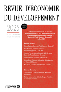 Image de Conférence internationale en économie du développement (ICDE), Association française d’économie du d