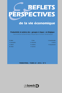 Image de Reflets & perspectives de la vie économique 2016/4 -  Productivité et salaires des "groupes à risque