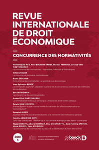 Picture of Revue internationale de droit économique 2018/3 - Concurrence des normativités