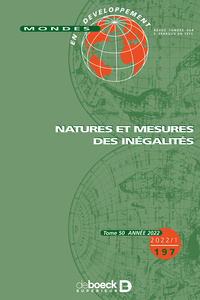 Picture of Mondes en développement 2022/1 - 197 - Natures et mesures des inégalités