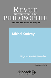 Picture of Revue internationale de philosophie 2020/3 - Michel Onfray