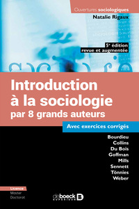 Image de Introduction à la sociologie par 8 grands auteurs