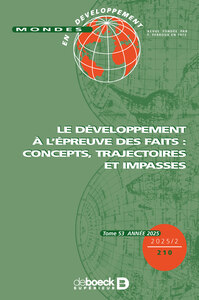 Image de Mondes en développement n° 210 -