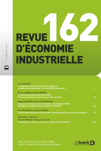 Image de Revue d'économie industrielle 2018/2 - 162 - Varia