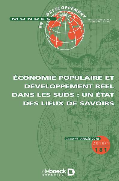 Picture of Mondes en développement 2018/1 - 181 - Économie populaire et développement réel dans les Suds : un é