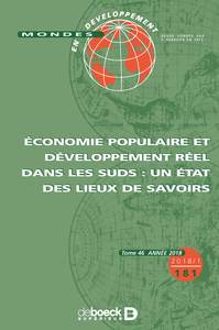 Picture of Mondes en développement 2018/1 - 181 - Économie populaire et développement réel dans les Suds : un é