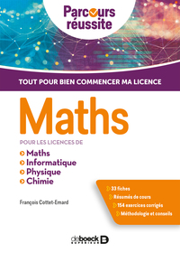 Image de Maths pour les licences de maths, informatique, physique, chimie