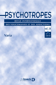 Image de Psychotropes 2018/1 - Varia