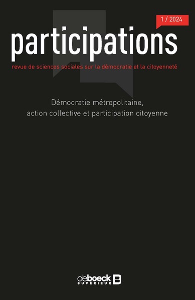 Image de PARTI n° 38 - Démocratie métropolitaine, action collective et participation citoyenne