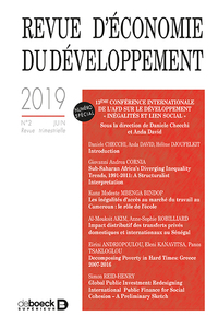 Picture of Revue d'économie du développement 2019/2 - 13e Conférence internationale de l'AFD sur le développeme