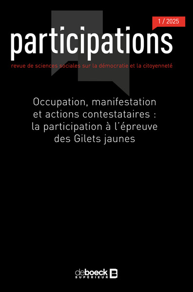 Image de Occupation, manifestation et actions contestataires : la participation à l’épreuve des Gilets jaunes
