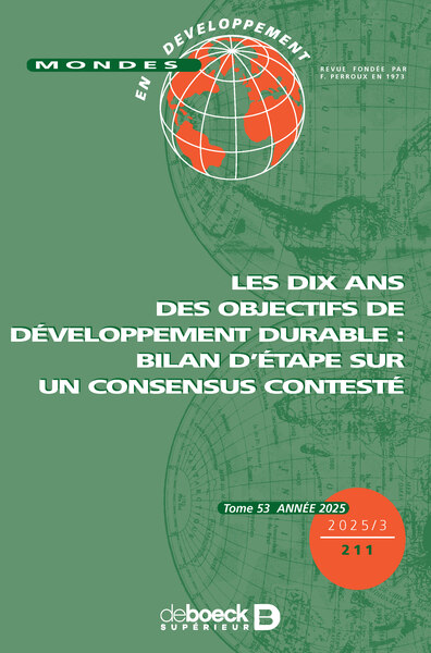 Picture of Mondes en développement n° 211 - LES DIX ANS DES OBJECTIFS