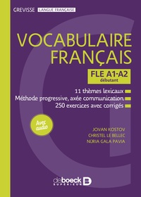 Image de Grevisse FLE A1-A2 Vocabulaire français