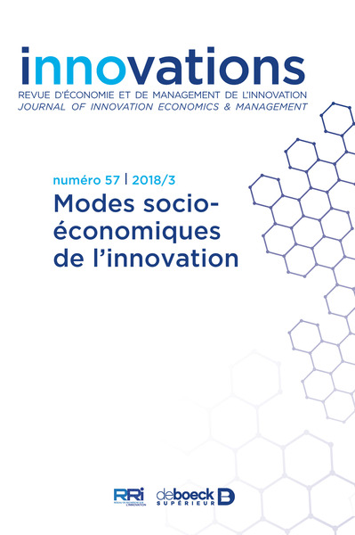 Image de Innovations 2018/3 - 57 - Modes socio‑économiques de l’innovation