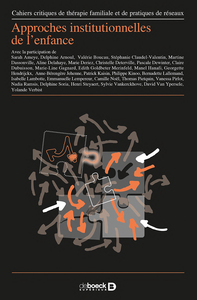 Picture of Cahiers critiques de thérapie familiale 2022/1 - 68 - Approches institutionnelles de l’enfance