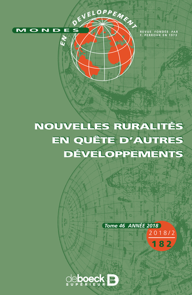 Picture of Mondes en développement 2018/2 - 182 - Nouvelles ruralités en quête d’autres développements