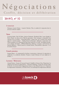 Picture of Négociations 2019/2 - 32 - Varia