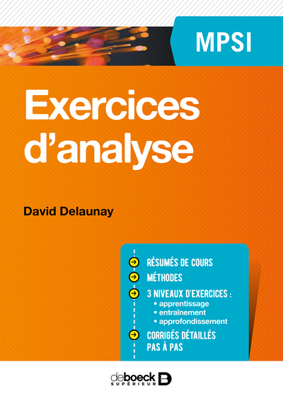 Image de Exercices d'analyse MPSI