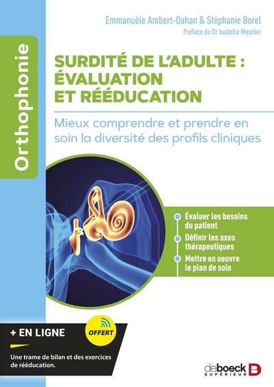 Picture of Surdité de l'adulte : évaluation et rééducation