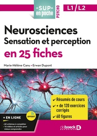 Image de Neurosciences : Sensation et perception en 25 fiches - Licences 1 et 2