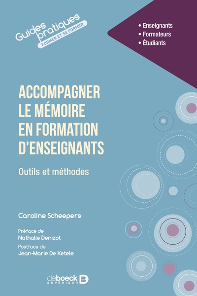Image de Accompagner le mémoire en formation d'enseignants