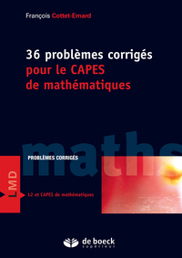 Image de 36 problèmes corrigés pour le CAPES de mathématiques