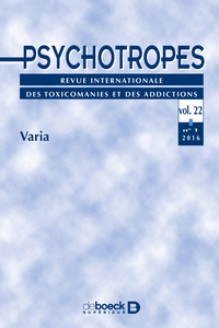 Image de Psychotropes 2016/1 - Varia