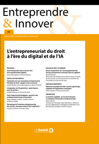 Image de L’entrepreneuriat du droit à l’ère du digital et de l’IA