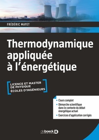 Image de Thermodynamique appliquée à l’énergétique