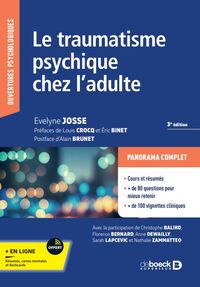 Image de Le traumatisme psychique chez l'adulte