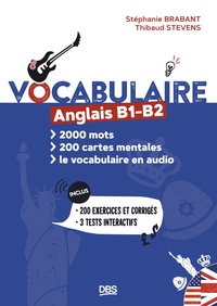 Image de Vocabulaire anglais B1 B2 en 2000 mots, 200 cartes mentales et en audio