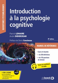 Picture of Introduction à la psychologie cognitive
