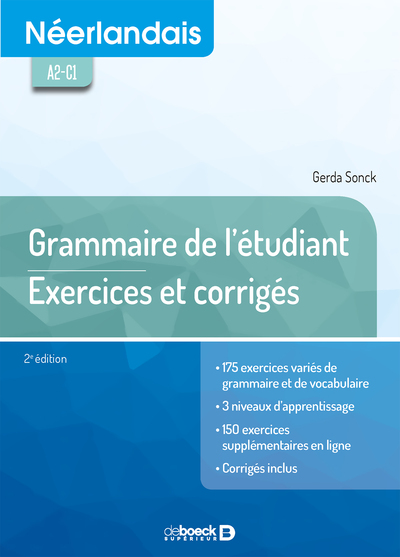 Picture of Néerlandais - Grammaire de l'étudiant: exercices et corrigés