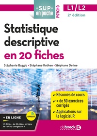 Image de Statistique descriptive en 20 fiches