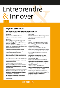 Picture of Entreprendre & Innover 2019/3-4 - 42-43 - Mythes et réalités de l'éducation entrepreneuriale